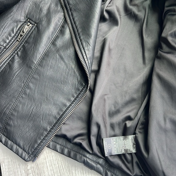 BLANK NYC Leather Jacket with Removable Hood - Picture 5 of 10